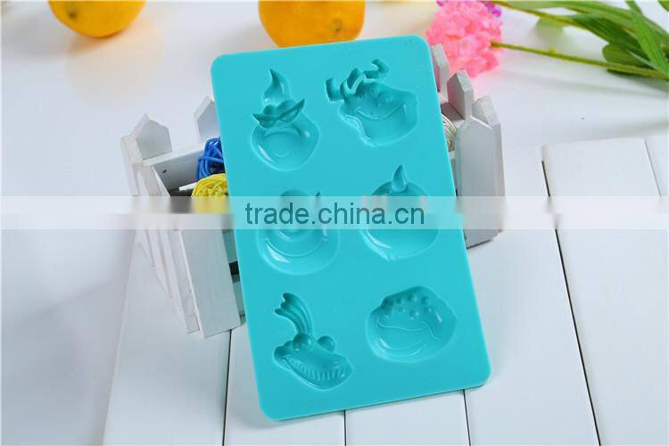 Funny kitchen cute cake mold silicone animals,silicone animal soap molds