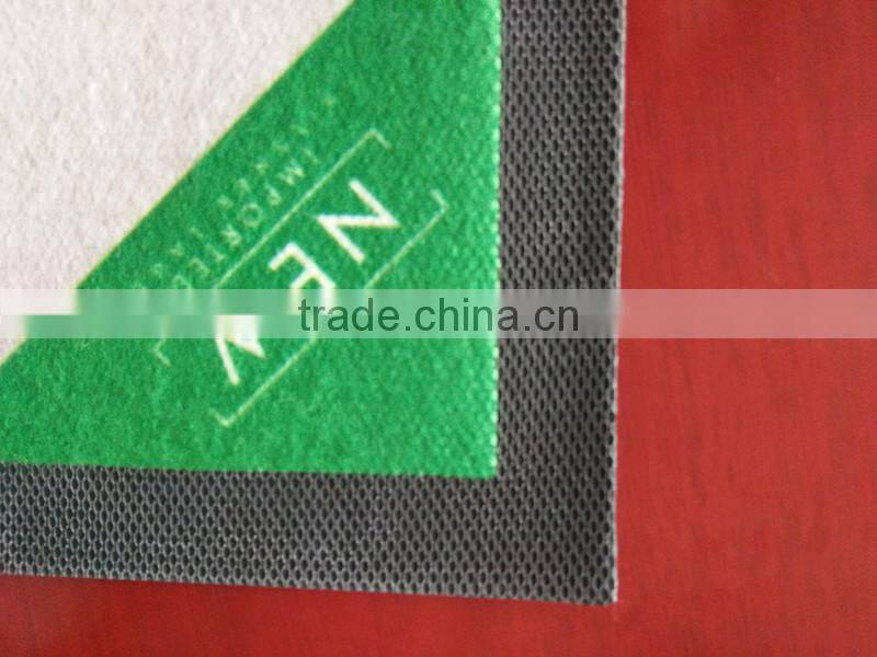 Eco-Friendly Non Woven Fabric branded rubber beer bar mat with logo