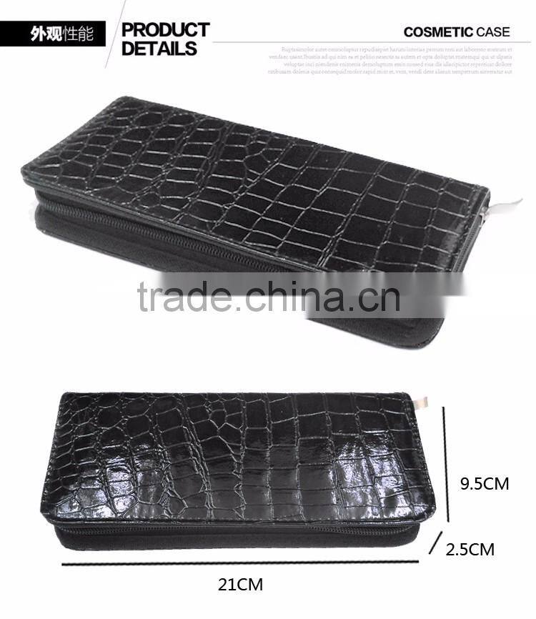 QJ-L01 High Quality Hair Salon Scissors Leather Case For Hairdresser