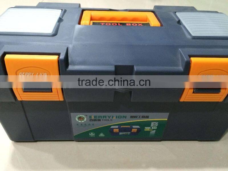 Berrylion Plastic Toolbox 15.2"/380mm Plastic toolbox Big Size Toolbox