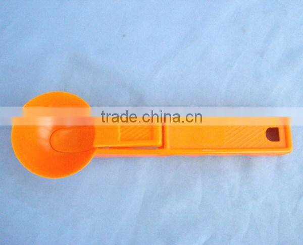 Plastic Ice Cream Spoon,orange