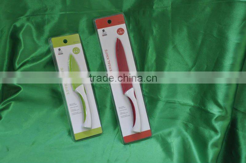 plastic handle coloured multi knife