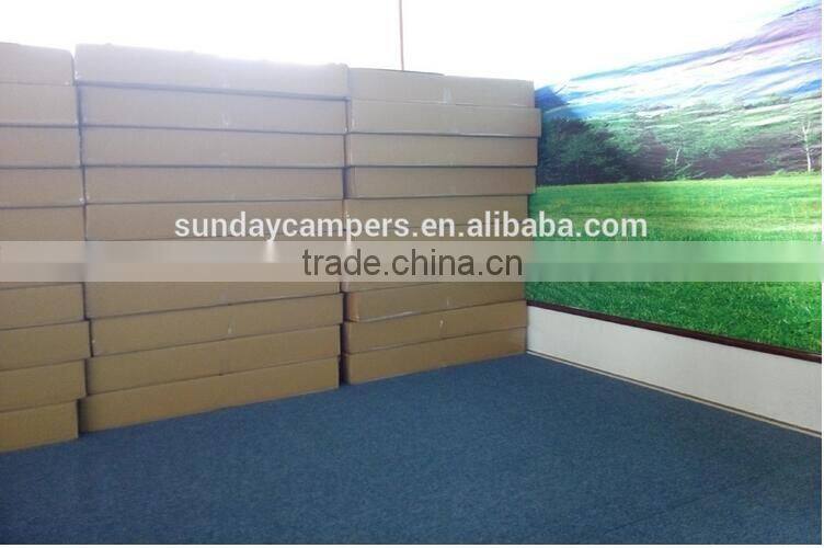 4WD Chinese off road military shovel hard floor camper trailer tent