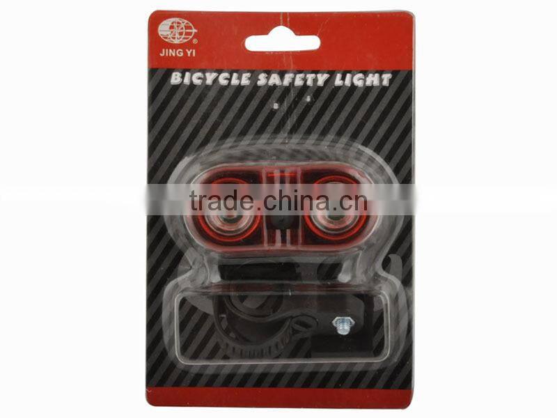 JING YI JY-528 3-Mode 0.5W 2 x Red LED Rear Warning Light Bicycle Safety Taillights