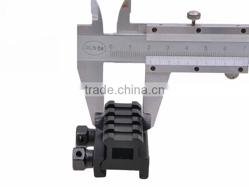 D0028 21mm Picatinny Rail Weaver Huntng Accessories Gun Scope Mount Raiser Rail Weaver with 2 stop pins