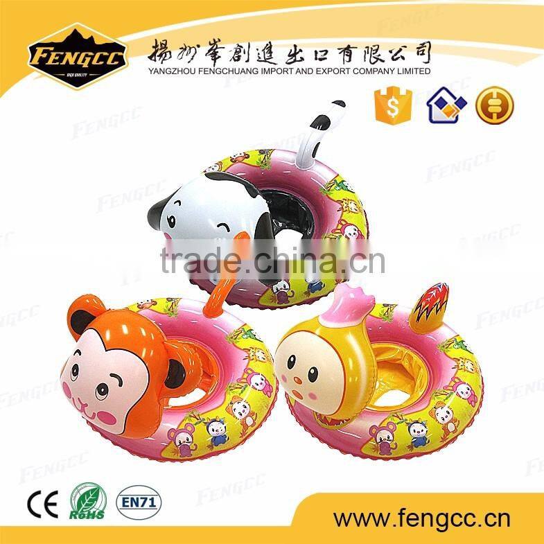eco-friendly floating Donuts safty Phthalate Free printing swimming ring