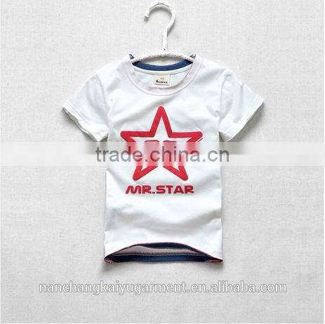 2017 fashion boy kids printed T shirt wholesale