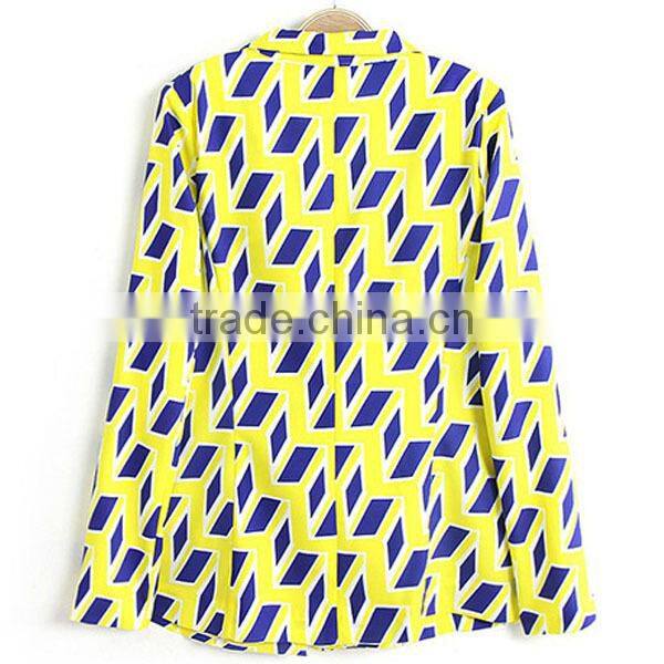 Fashion cotton print long sleeves high quality garment manufacturer high quality men coat jacket