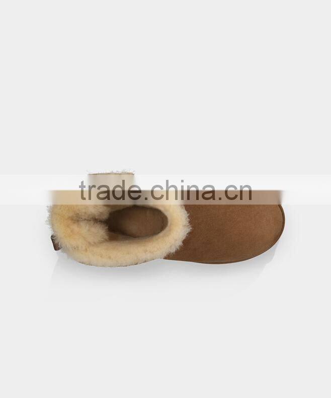 High quality TPR sole faux fur warm snow boots