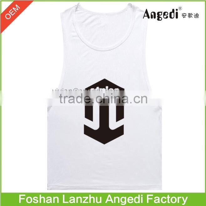 Mens' muscle building clothing dry fit bodybuilding tank top gym singlet