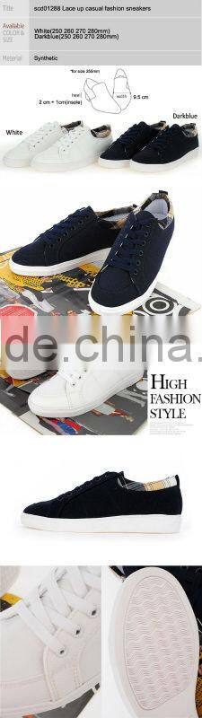 scd01288 Lace up casual fashion sneakers