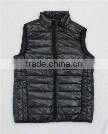 Winter outer wear breathable men vest jacket without hood(MV130056)