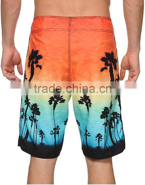 HOYUGO highlight palm tree boardshorts wholesale mens boardshorts BS0003A