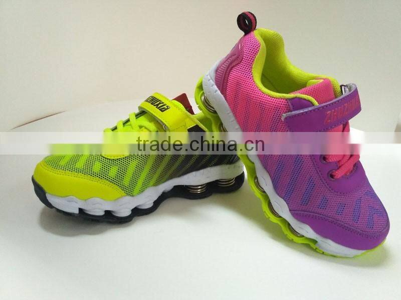 Fashion Mesh upper air kids sports shoes child shoe from china shoe factory