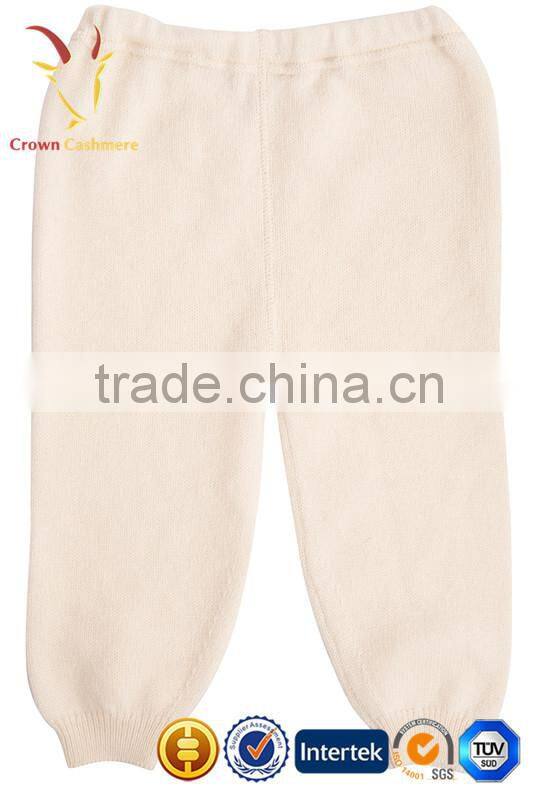 Bright Color Baby Knitted Cashmere Trousers Pants