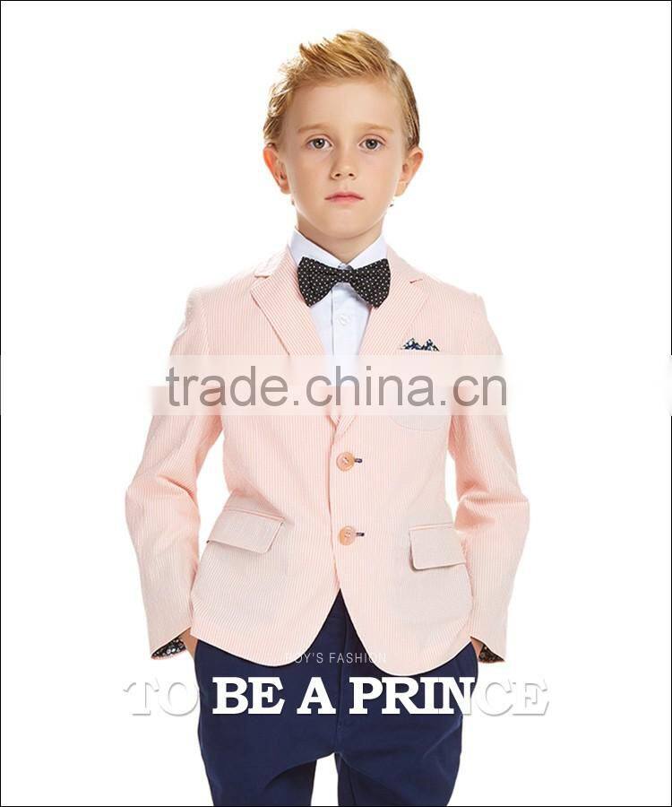 ELPA 2016 NEW fashion butterfly style lining linen boys blazer
