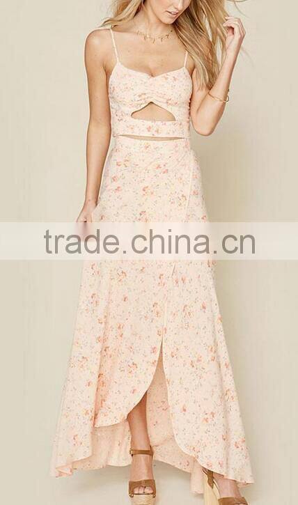 Runwaylover EY2204D Hot Sale 2017 Ladies Fashion Long Style Printed Skirt