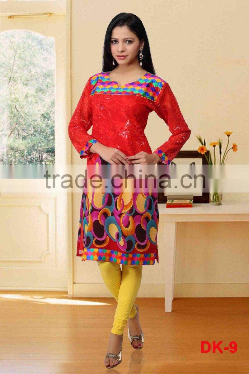 Ladies Cheap Cotton Kurti 2015