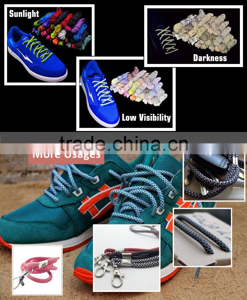 Yellow Hot Sale Round Rope Athletic Exercise Shoelaces - Muti-Colored Hiking Rope Strong Firmly Boot Laces - Amazon Supply