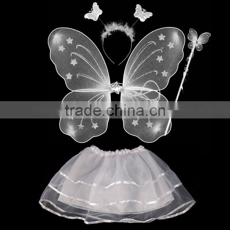 factory sale red color costume butterfly wings