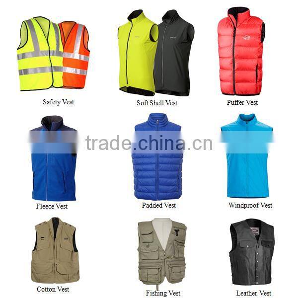 2015 Casual Men Vest, Mens Casual Fashion Brwon Vest