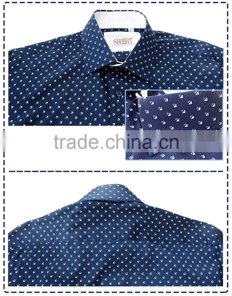 Men printed casual long sleeve shirt fancy mens clothing shirts