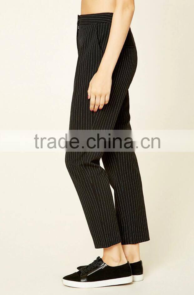 Alibaba wholesale stripe design oem service formal custom long ladies pant suits