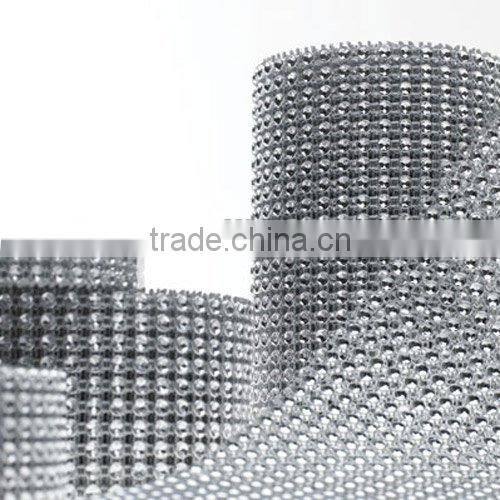 Diamond Rhinestone Ribbon 4.6INCHx10 YARDS-for Wedding Decorations/Party/Home Decor