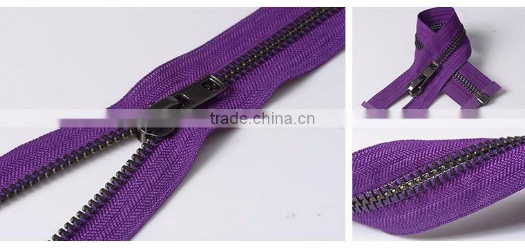 8# o/e Anique-nickel Metal Zipper or Zips