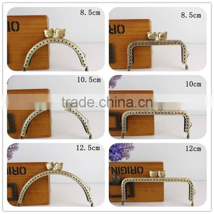 8.5cm Hello Kitty Handmade Metal Handbag Handle Clutch Purse Frame