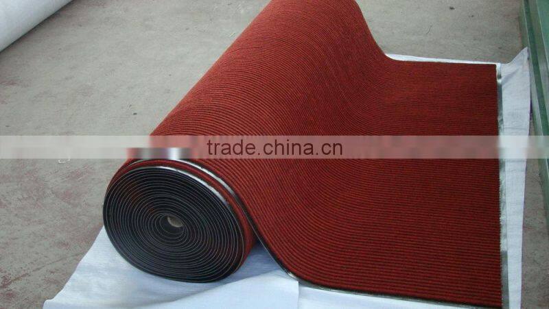 100% polyester needle punch ribbed and plain exhibition carpet