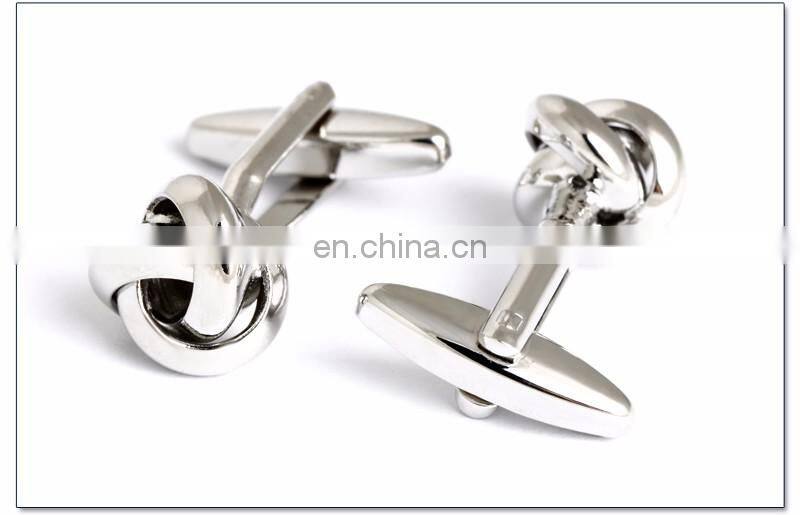 fashion metal knot cufflinks