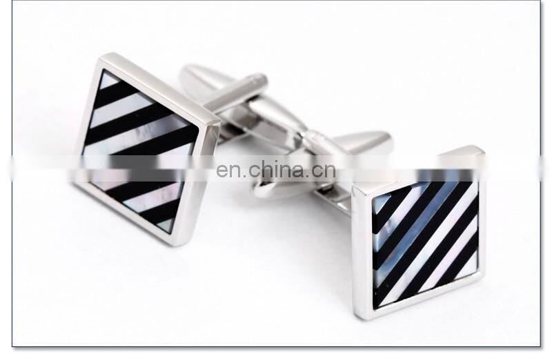 High Quality Cuff Links Gifts Shirt Silver Cufflinks