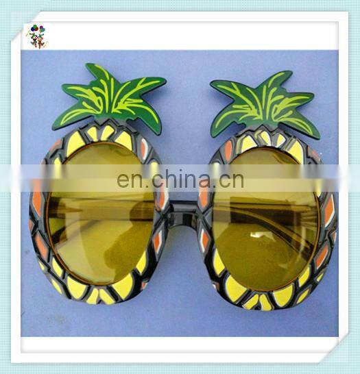 Yellow Lens Fancy Dress Beach Hawaiian Party Pineapple Sunglasses HPC-0630