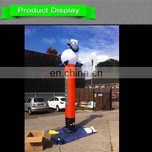Inflatable sheep animal lamp post with light for decoration