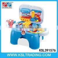 Dresser pretend play toys storage chair set for good sale