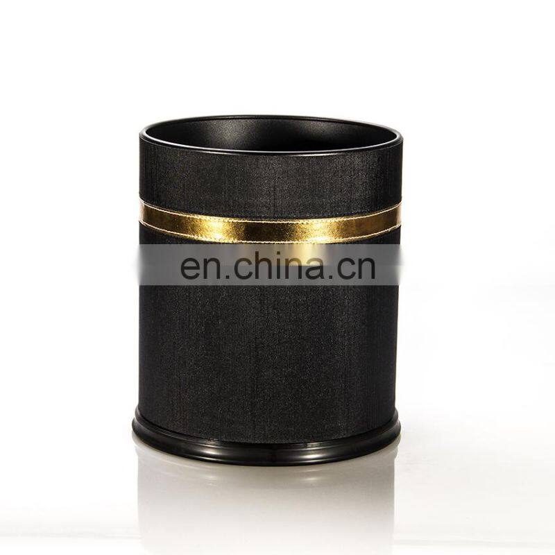 Top Handmade New Trending Leather Royal Trash Bin Wholesale with Logo