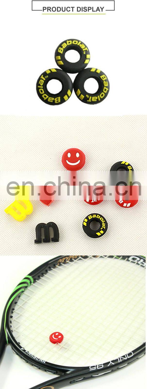 Letter Shape Custom Tennis Vibration Dampener For Promotion Item