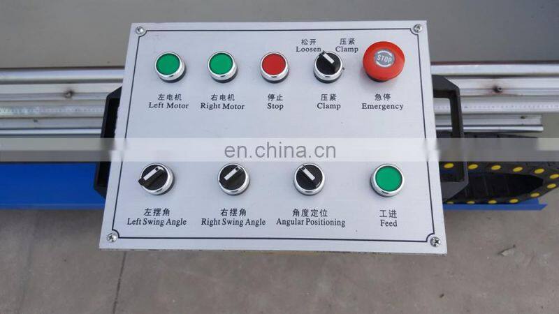 Heavy-Duty type Aluminium Window frame making Machine LJB3A Double Head Mitre Saw Cutting Machine