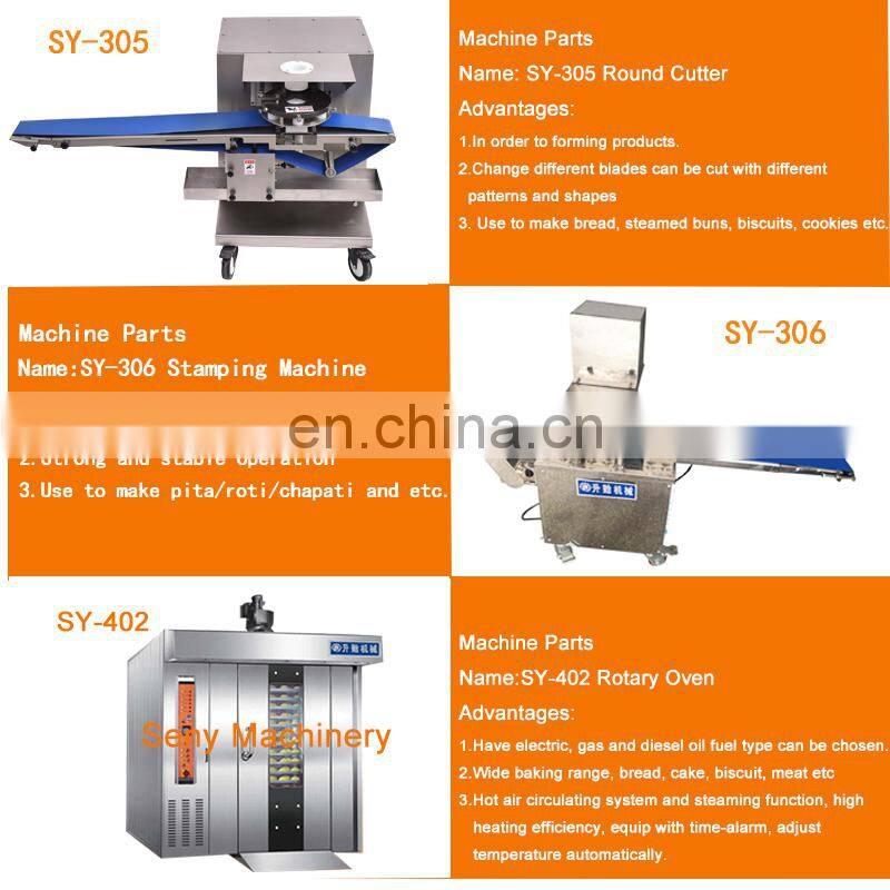 Commercial Automatic Pita Chapati Bread Processing Machine