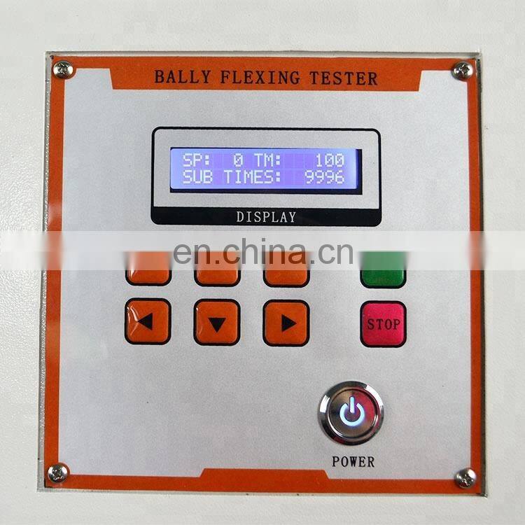 Well designed leather fabric flex tester for shoes vamp