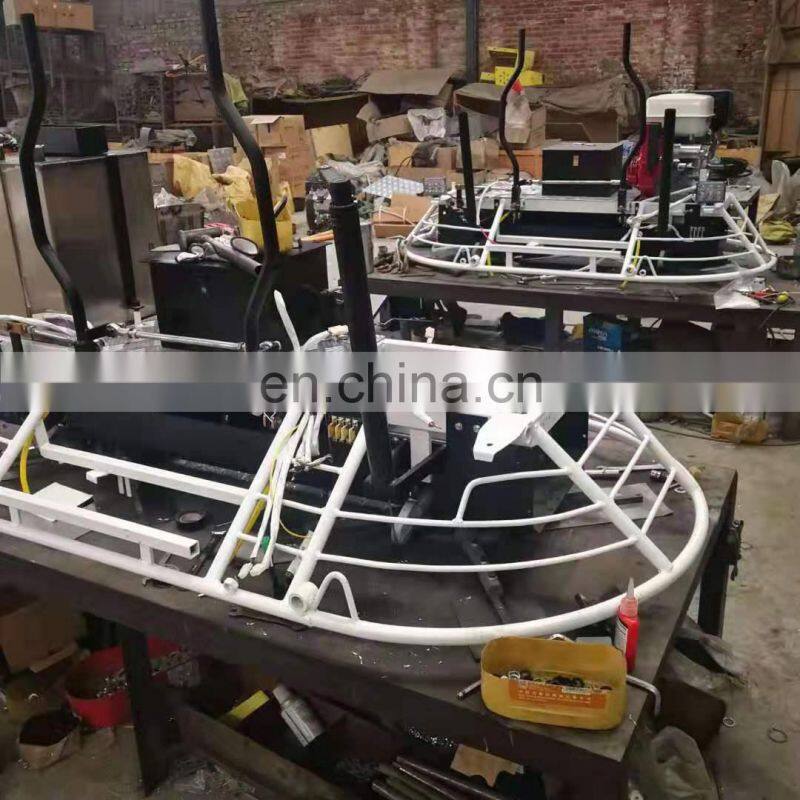 Gasoline concrete ride on smoothing machine power trowel for sale