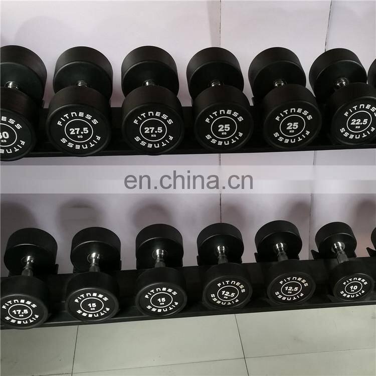 China Cheap High Quality PU Fixed Gym Dumbbell