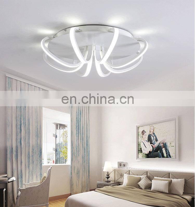 simple living room Led art ceiling lamp study lamp Nordic creative lighting