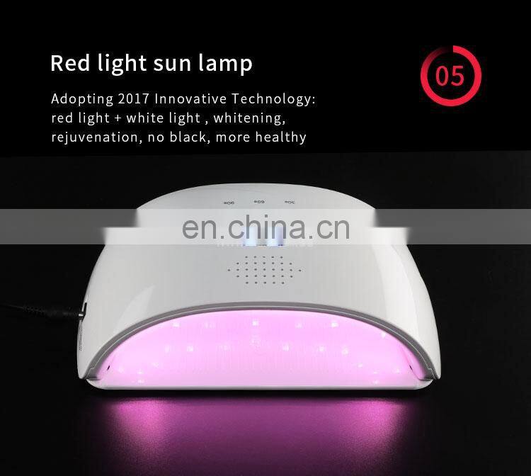 48w UV LED 48w PLUS new smart uv led nail Gel Dryer Nail Lamp