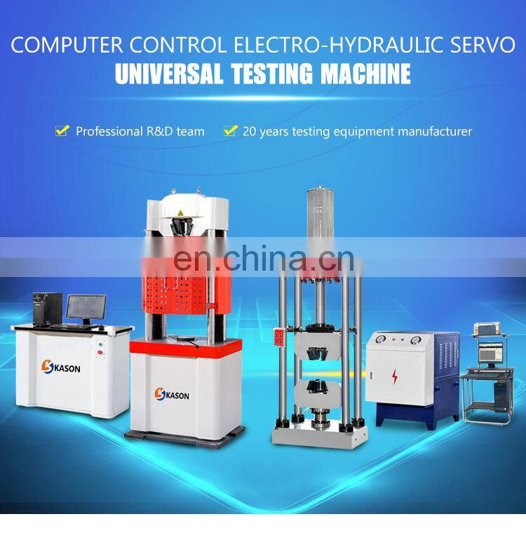 WAW-1000KN 100Ton Computerized Electro-hydraulic Servo Universal Testing Machine for Steel Rebar Tensile Testing
