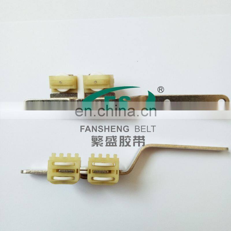 china supplier pu green color holes timing belt for motorized curtain