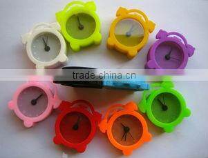 Candy and square shaped digital Silicone desk clock