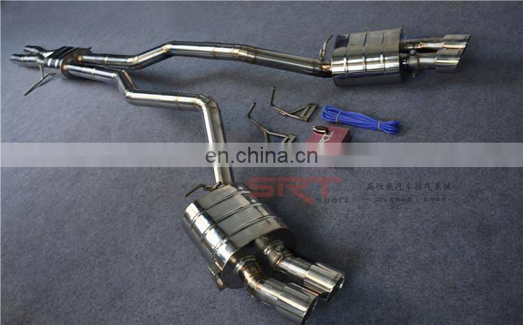 flexible Exhaust Pipe for LAND ROVER RANGE ROVER car exhaust catback with quad double tip