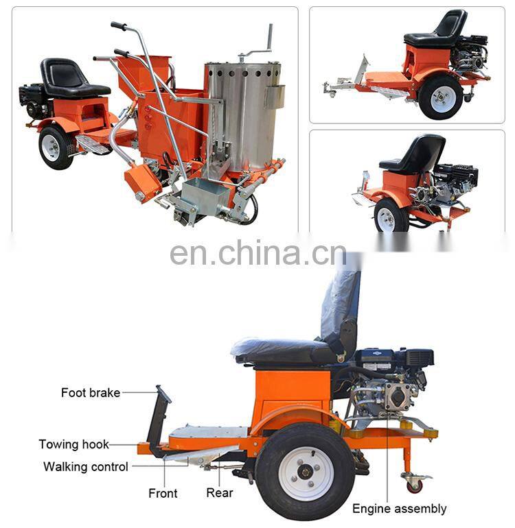 Hongda Engine Walk-up Cold Spray Automatic Cold Paint And Thermoplastic Road Marking Machines Price For Sale